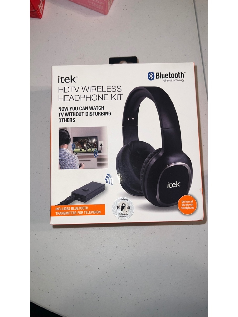 itek HDTV Wireless Headphone Kit Bluetooth Personal Listening New